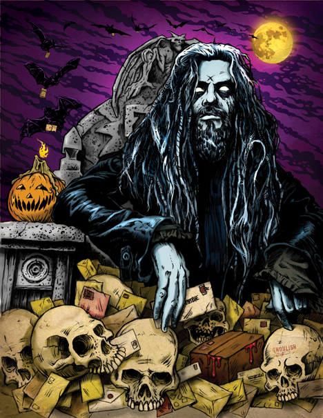 rob zombie drawing
